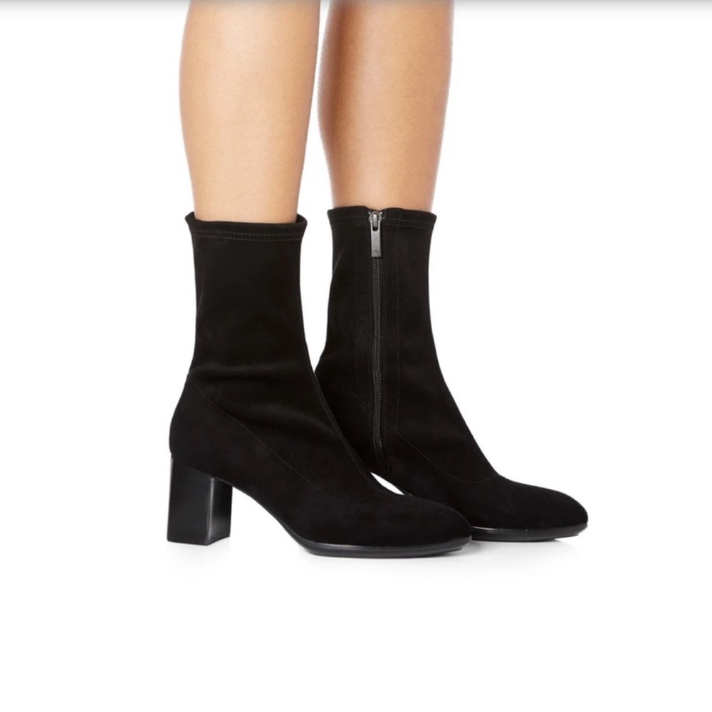 Aquatalia Stretch Suede Darianna Ankle Boots